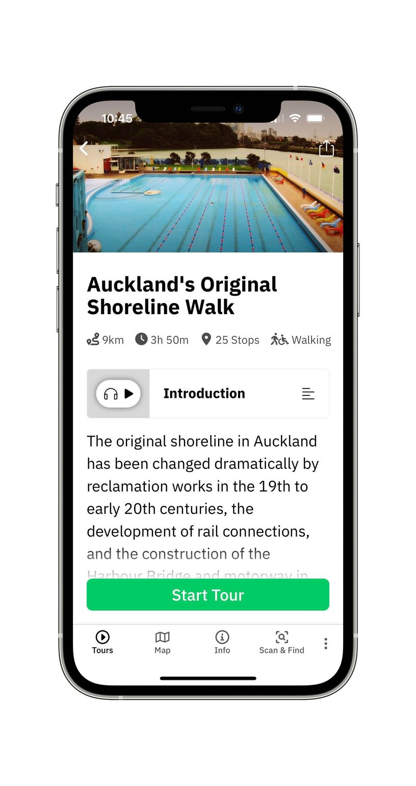 walking tours app iphone